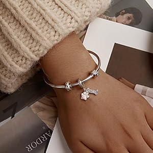 Bisaer 925 sterling silver stopper beads spacers charms for bracelets stoppers   cucciolini doodles