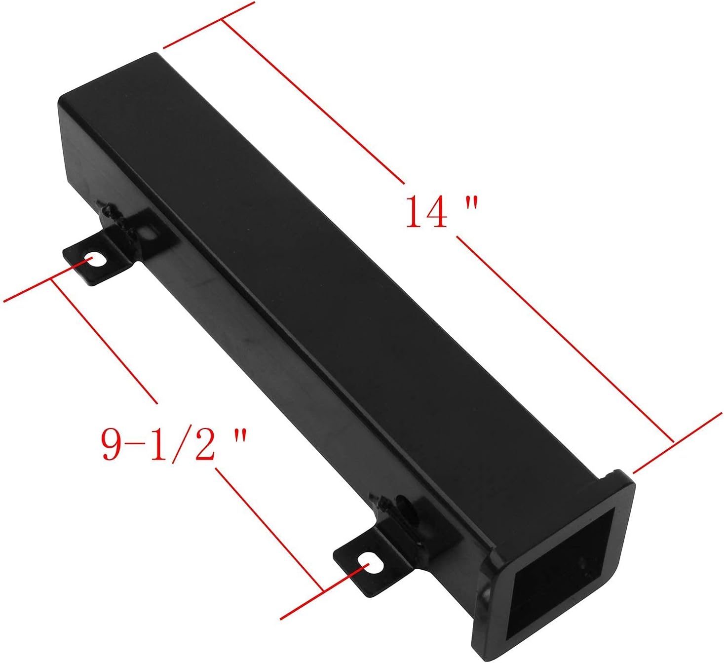 Hydraker Golf Cart Trailer Hitch with 2" Receiver Fit for Footrest-Club Car,EZGO,Yamaha