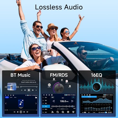 Radio para auto Hodozzy con pantalla táctil de 10 pulgadas miniatura 5