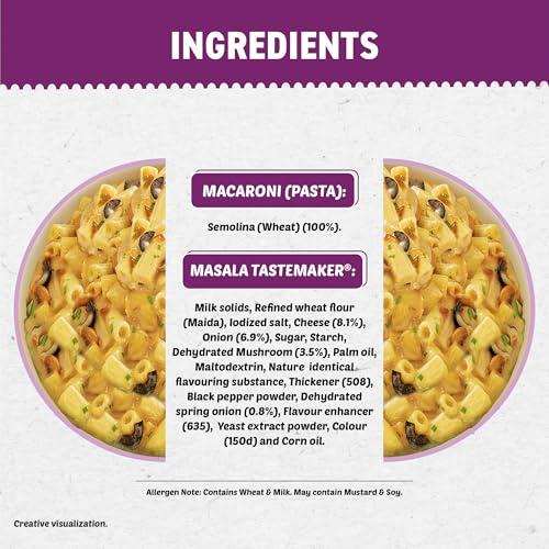 Image of Maggi PAZZTA Instant Pasta - Mushroom Penne, 68.5g Pouch