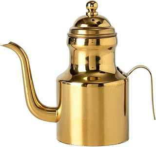 Stainless Steel Grease Container with Comfortable Handle Multi-purpose Oil Storage Jug for Kitchen for Bacon Grease Frying Oil Easy Pour Spout Design
