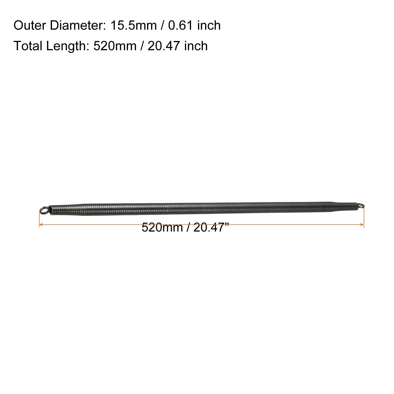 PATIKIL 15.5mm OD A Type Spring Tube Bender 520mm Long for 20mm 1/2" PVC Pipe in Home Renovations and Electrician Wiring - Image 2