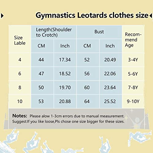 Holyangtech Turnpakje Meisjes Een Stuk Sparkle Turnpakje Ballet Gym turnpakjes voor Meisjes - Image 6