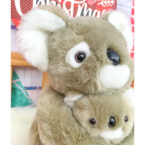 Lazada Stuffed Animal Koala Bear Mama Koala Hold Baby Koala Plush Toy Animal Toys 11.5 Inches #TOP4