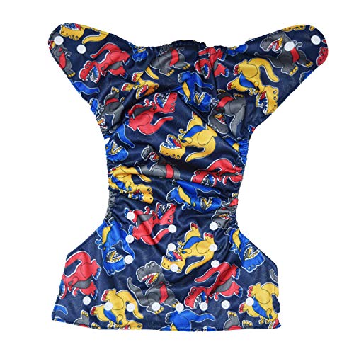 Image of Babymoon (Set of 3-1 Cloth Diaper with 2 5Layesr Bamboo Insert) Premium Adjustable Reusable Washable Cloth Diaper for Baby