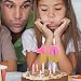 10 Piezas Velas de Número Velas de Cumpleaños Brillantes Rosas Velas de...