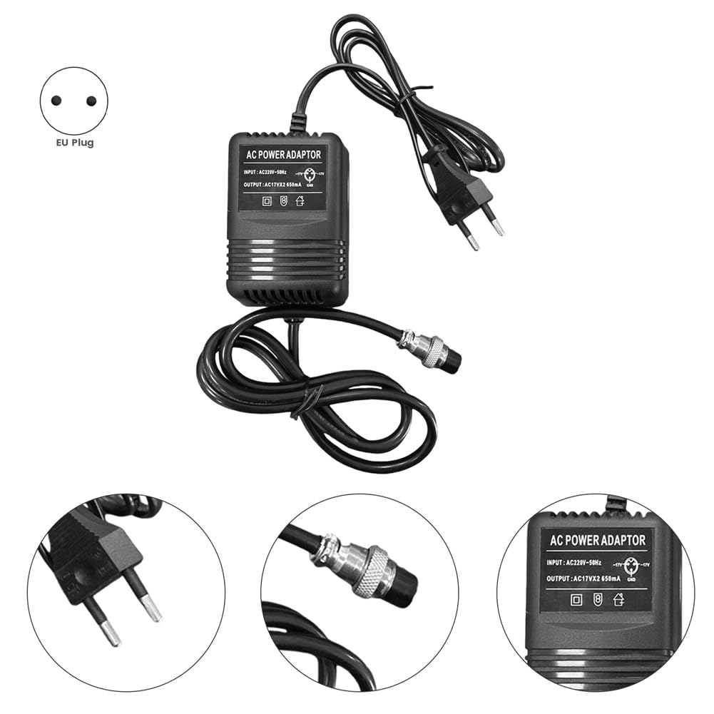 Adattatore di Alimentazione F4 15V Console di Missaggio Mixer Alimentatore Adattatore CA Connettore A 3 Pin Durevole Facile da Installare Facile da Usare SPINA UE