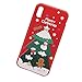 Produktbild WYXlink Weihnachten Telefon Fall für iPhone X/XR/ XS/XS Max, TPU Ultra Dünne Abdeckung, Merry Christmas (iPhone XS 5.8 Inch, B)