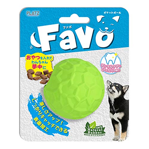 PLATZ PET SUPPLISES＆FUN（プラッツ） 犬用おもちゃ Favo ポケットボール ライム