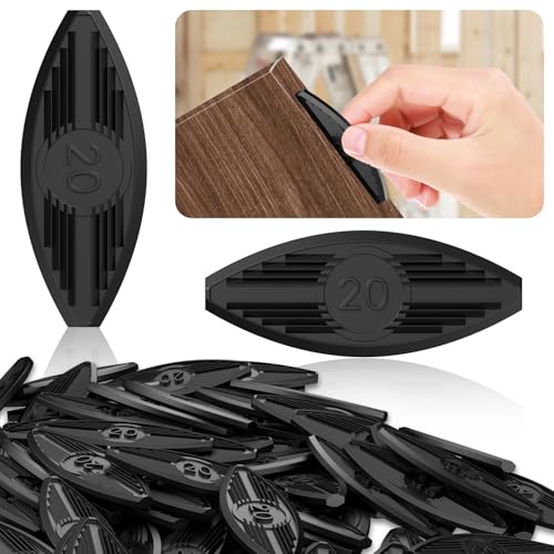 100 Pcs Plastic Biscuit Joiners for Woodworking