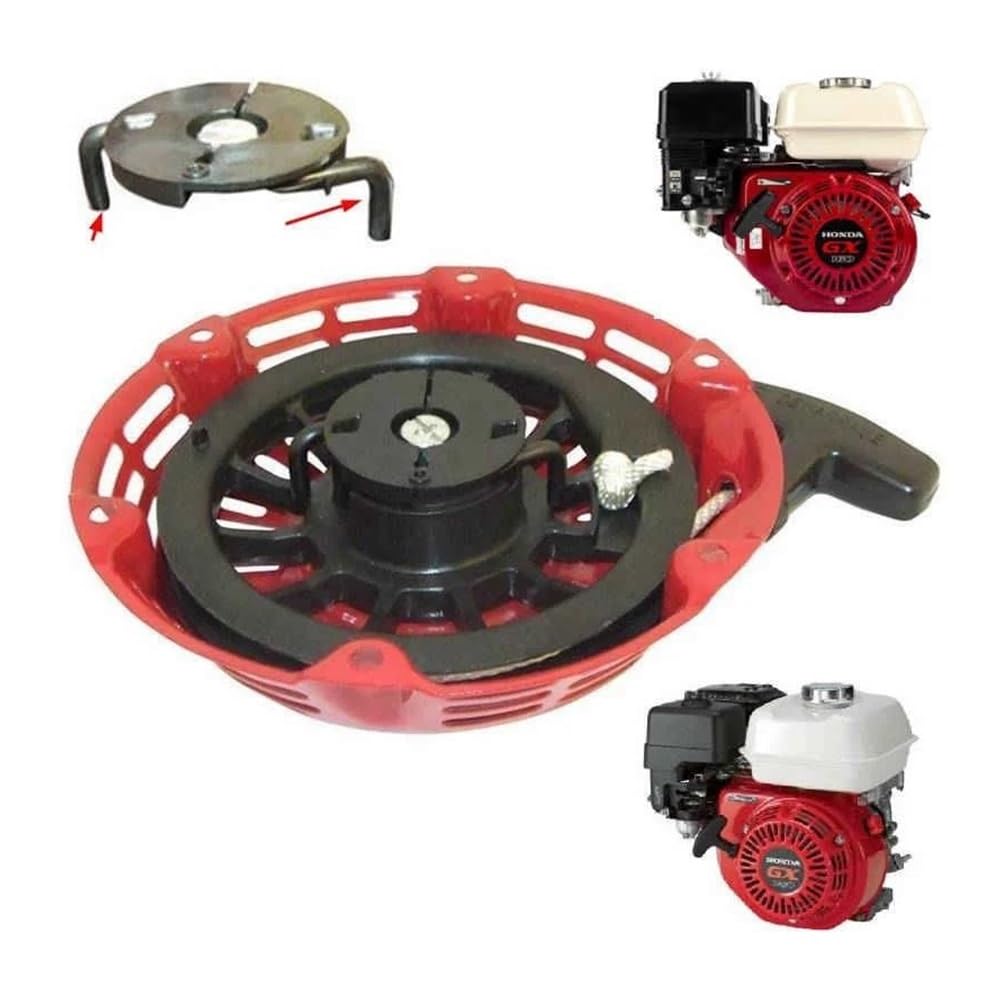 GX 120 GX 160 AVVIAMENTO A Strappo Adatto for Ho-nd GX120 GX160 GX200 Pompa dell'Acqua AVVIAMENTO A Strappo Carter Impugnatura Corda ALLOGGIAMENTO del CRICCHETTO PULEGGIA 27400Z1T702