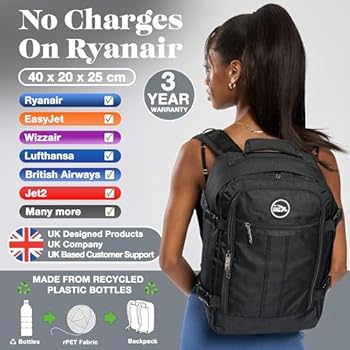 Cabin Max Metz Ryanair tas, 40 x 20 x 25 cm