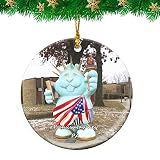 Weekino Punxsutawney Phil's Burrow Pennsylvania USA Christmas Ornament Travel Souvenir Personalized Christmas Tree Pendant Hanging Decoration