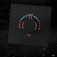 Vista 2 de Sistema de ducha negro, mezclador de cabezal de ducha LED de 10 pulgadas, accesorios de ducha de baño de acero inoxidable, juego combinado