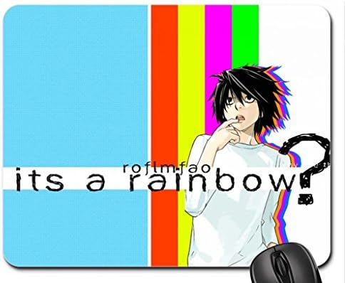 ryuk death note l ryuzaki light anime lawliet Mouse Pad, Mousepad (10.2 x 8.3 x 0.12 inches)