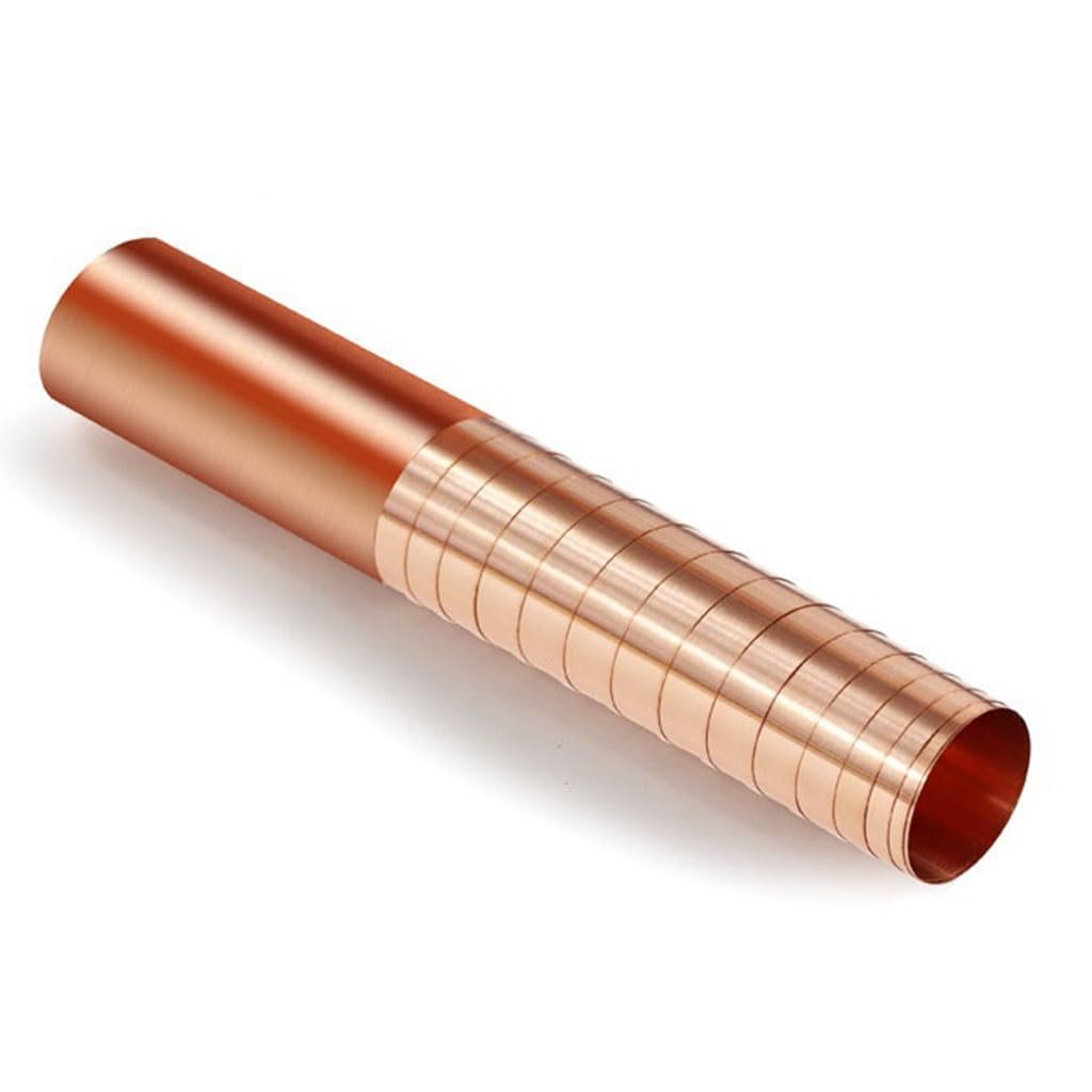 Striscia di rame da 1 metro - Foglio di rame con spessore 0,02-0,5 mm for messa a terra, progetti fai-da-te, rotolo conduttivo(0.2x200mm)