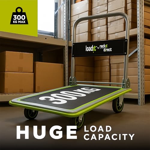 Loadit 300kg Foldable Trolley | ISO & TUV GS Certified | Heavy-Duty Fold-Away Hand Sack Platform Truck Trolley Cart Pulley on wheels - 3