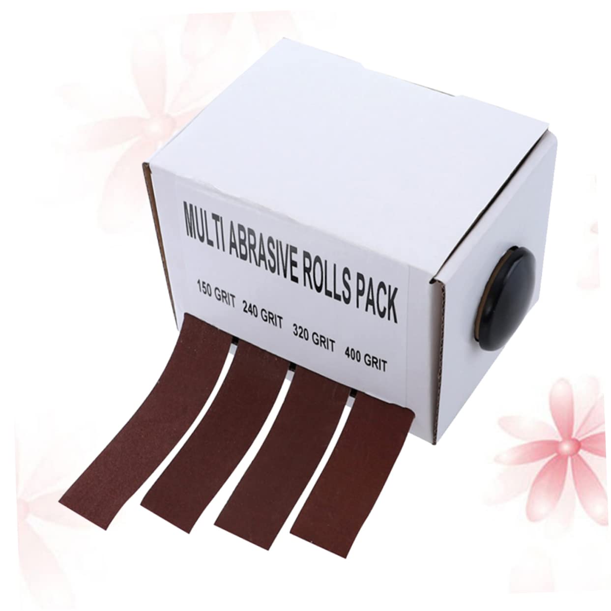 Grind Sanding Cloth Roll Durable Polishing Sandpaper Boxed Abrasive Material for Anti-Static Anti-Clogging for Home and Pet Grooming