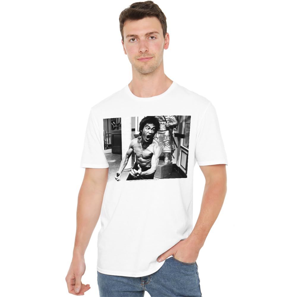 Men's Other Bruce Lee Full Of Fury T Shirt White - S