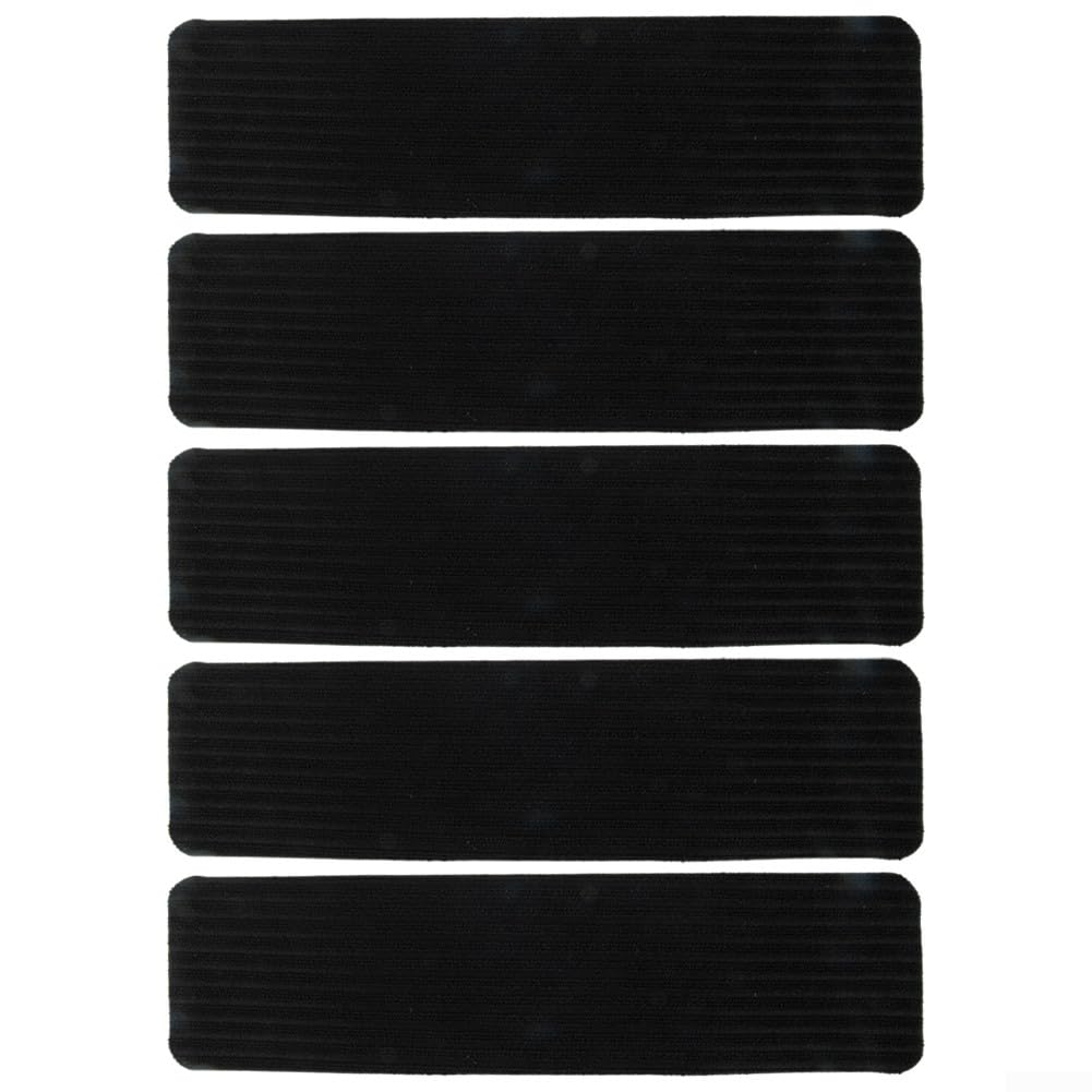 Alfombras Antideslizantes Para Escaleras - 76x20 Cm - Pack De 5 - Goma Silicona Autoadhesiva