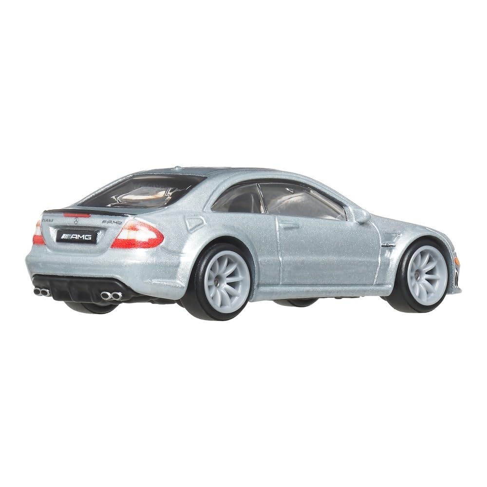 Hot Wheels Premium Boulevard Cars Mercedes-Benz 2008 CLK 63 AMG Modellino Auto - Scala 1:64 - Lunghezza 7 cm - GJT68 - Boulevard Serie 126