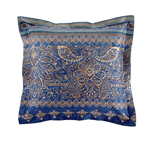 Bassetti Matera B1 BLU - Funda de cojín (65 x 65 cm)