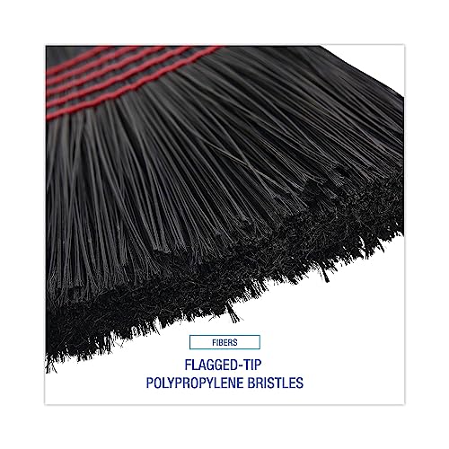 Boardwalk 930Bp Flagged Tip Poly Bristle Janitor Brooms, 57-58-1/2", Natural/Black, 12/Carton #TOP3
