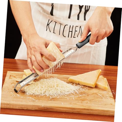 Set rallador de queso de acero inoxidable con protector y cepillo miniatura 6