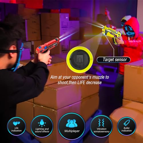 Vatos BB8933B Rechargeable Laser Tag Guns Set - Vatos Laser Tag 4 Player thumb #3