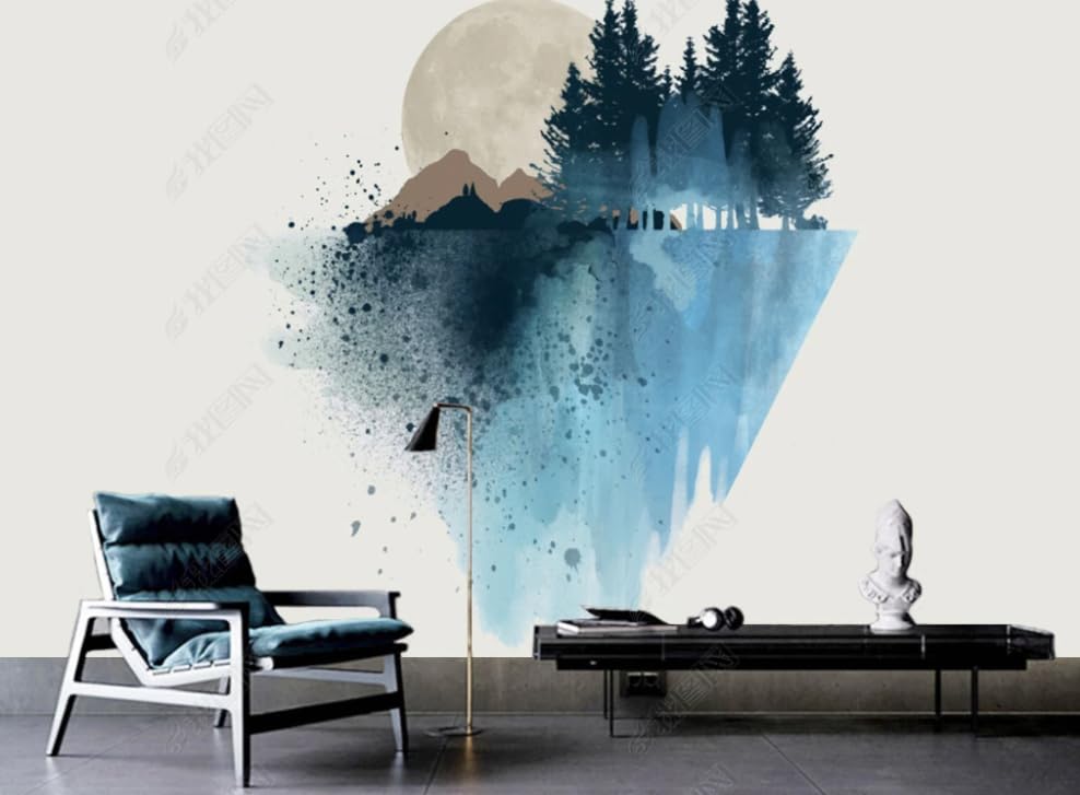 Poster geant mural Sun Mountain pour transformer l'ambiance du salon