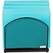 Dasher Products Inclined File Sorter Desk Organizer - File Rack with 5 Upright Sections for Documents, Binders, Folders, Clipboards, and More. Desktop Organization for Home, Office, School, and Store
