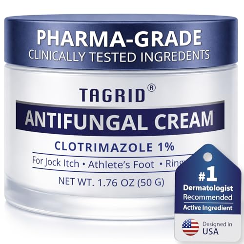 TAGRID NDC-Approved 1% Clotrimazole Antifungal Cream: Powerful, Non-Prescription Relief for