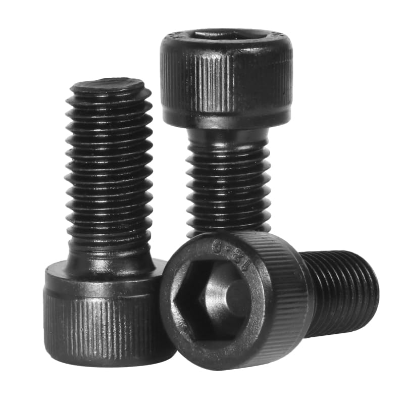 Lot De 20 Vis à Tête Hexagonale Creuse M6x30, Acier Allié 12.9, Noir, Neuf
