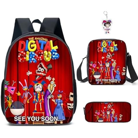 AII Lover 3Pcs Anime Circus Backpack Set Cover