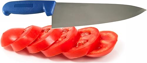 Miniatura 2 de Cuchillo de chef de 8 pulgadas, elige tu color, cubiertos de cocina comercial afilados para afeitar, cuchillos de cocina (azul)