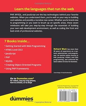 PHP, MySQL, JavaScript All-in-One For Dummies (For Dummies (Computer/Tech))