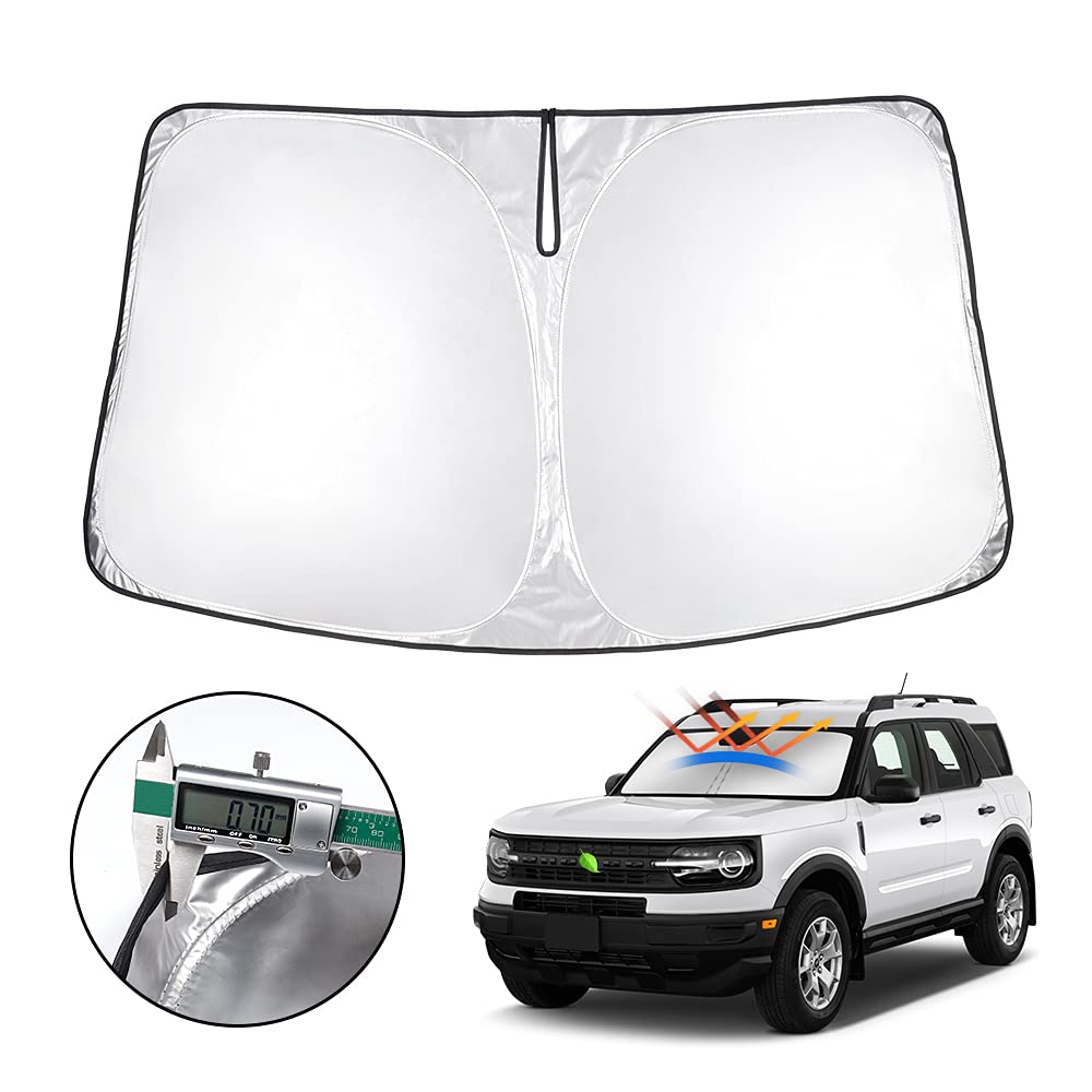 Buy T TGBROS Windshield Sunshade for 2021 Ford Bronco Sport 2022