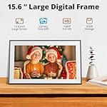 Dragon Touch 15.6 Inch Large Digital Picture Frame - WiFi Digital Photo Frame with 32GB Storage, FHD 1080P Touch Screen, Auto-Rotate, Share Photos/Videos Instantly via Free App Best Gifts for Mom - Image 2