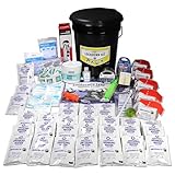 Deluxe Classroom Emergency Kit for Schools – Lockdown & Disaster Bucket Kit with Food, Water, First Aid, Radio, Sanitation & Survival Tools for 30 Students & Teacher