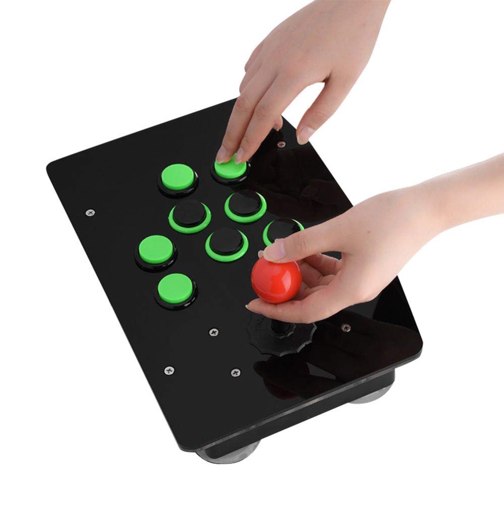 Konsola do gier Taidda, konsola do gier Wytrzymały joystick USB do bezzwłocznych zręcznościowych gier walki z czterema przyssawkami do gier komputerowych PC