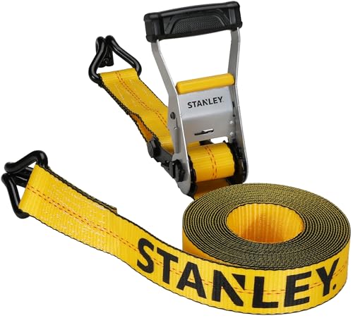 STANLEY 2 x 27 Ratchet Strap with J-Hooks