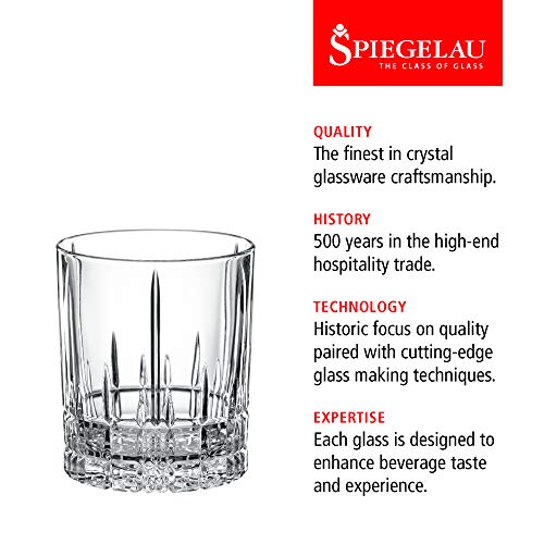 Spiegelau 4500176 Perfect Serve Double Old Fashioned Glasses Set Of 4 - Lowball Cocktail Glasses European-Made Crystal thumb #3