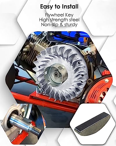 image for BOQNZN Upgrade Billet Aluminum Flywheel 10krpm for Predator 212 NON He