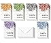 Birthday Greeting Cards - 4 x 6-Inch, 48-Pack, Multicolor Confetti Design - Blank Inside with Envelopes for Party & Business