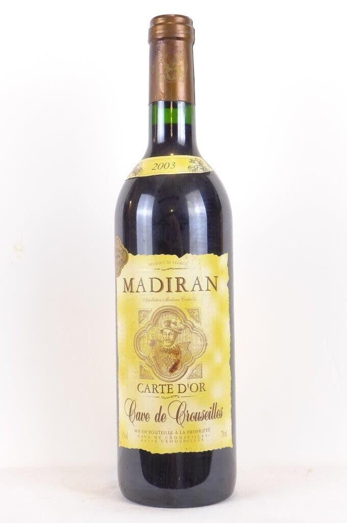 madiran cave de crouseilles rouge 2003 - sud-ouest
