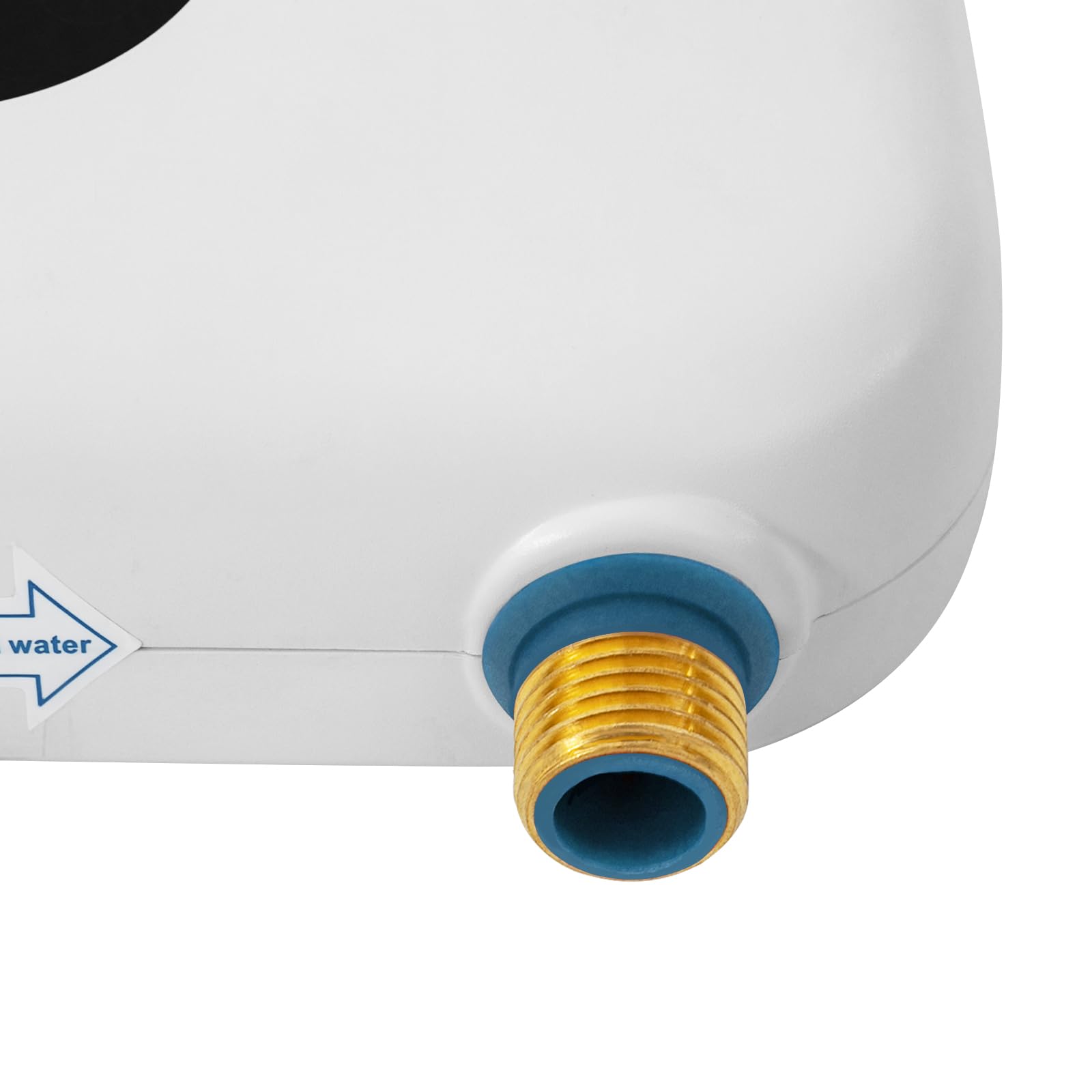 Mini calentador de agua eléctrico, 220 V, 5500 W, con indicador digital LED, calentador de agua eléctrico instantáneo, pequeño calentador de agua para cocina, cuarto de baño