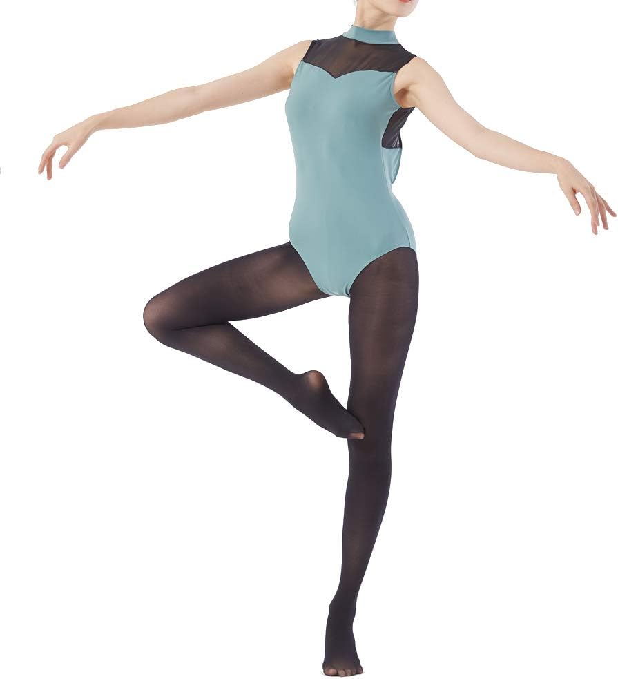 MANZI 1-3 Pairs Women's Girl's Dance Tights Convertible Transition Ballet Tights 40D - Image 5