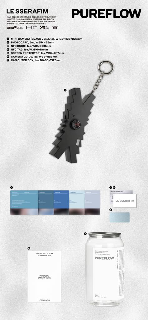 Amazon.co.jp: Le Sserafim - 2nd Studio Album Pureflow Pt.1 Mini
