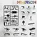 HIMIRICH 38 Pcs WW2 Military Weapons Pack Soldier Style Weapon Accessories, Army Gun Sets Toys Compatible with Classic Building Blocks for Children Age 6 to 15 Years