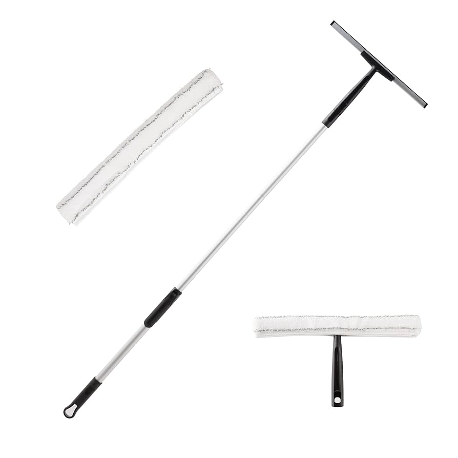 水切りワイパー 延長ポール付 延長ポール付 水切りワイパー